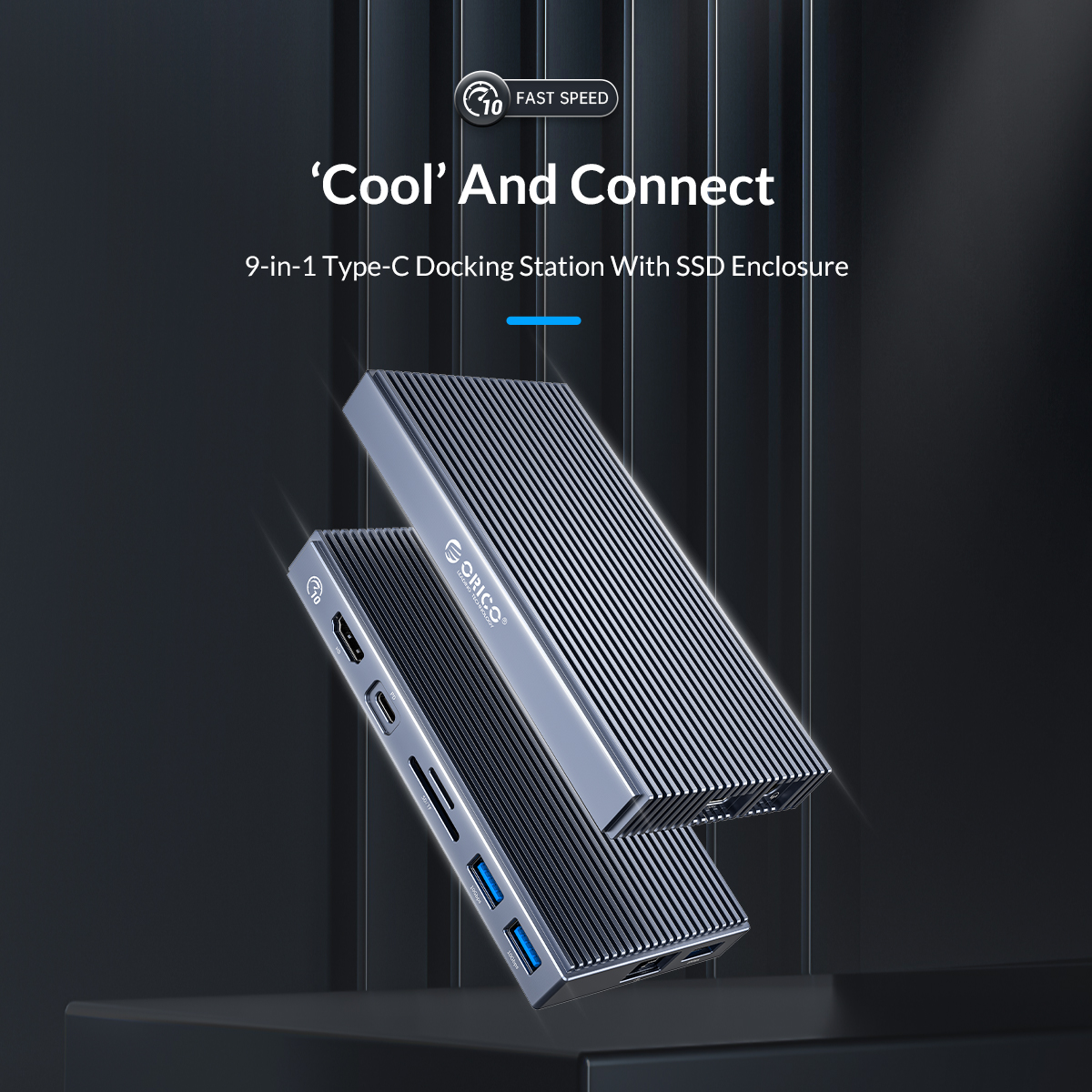 ORICO Type-C Multifunctional Docking Station With SSD Enclosure-ORICO奥睿科官网 ORICO Type-C Multifunctional Docking Station With SSD Enclosure-ORICO奥睿科官网